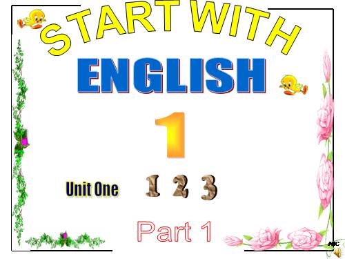 Start With English 1. Unit one: 1-2-3