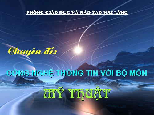 Ứng dụng CNTT vào môn My thuật