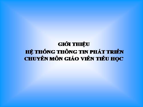 DỰ ÁN PT - GV TH