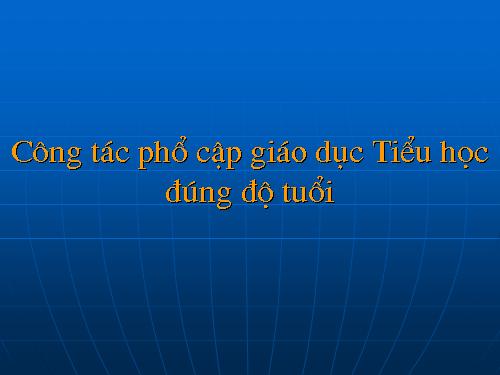 Hướng dẫn CT phổ cập-GDTH-ĐĐT