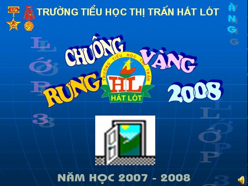 Ngoại khóa Rung chuông vàng lớp 3