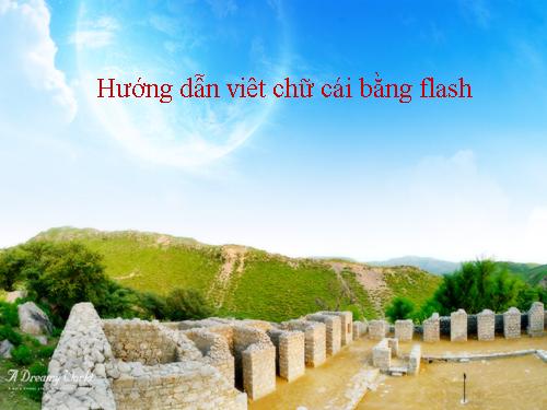 Hướng dẫn viết chữ cái bằng flash (chữ thường)