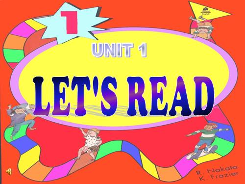 PRIMARY - UNIT 1-LET'S READ