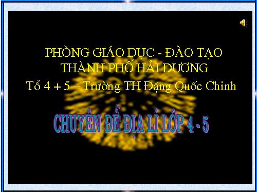 Chuyên đề: Hướng dẫn HS khai thác ban đồ