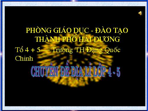 Bài giảng chuyên đề Địa Lý 5 bài: Châu Á