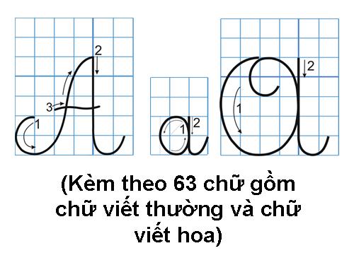 Bộ tranh HD viết chữ