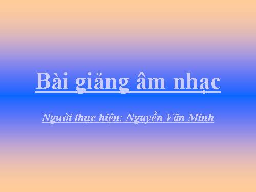 Bai giang am  nhac