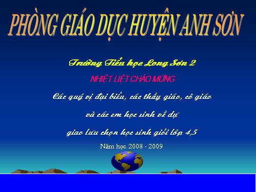 Thi học sinh giỏi lớp 4