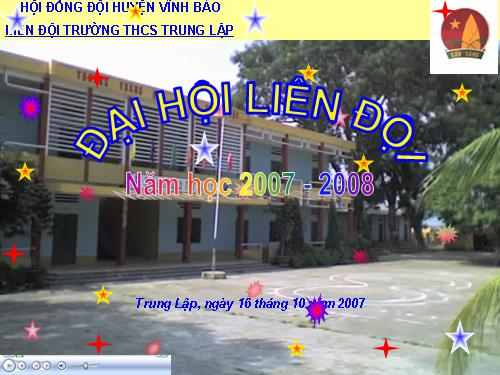 Chương trình đại hội liên đội