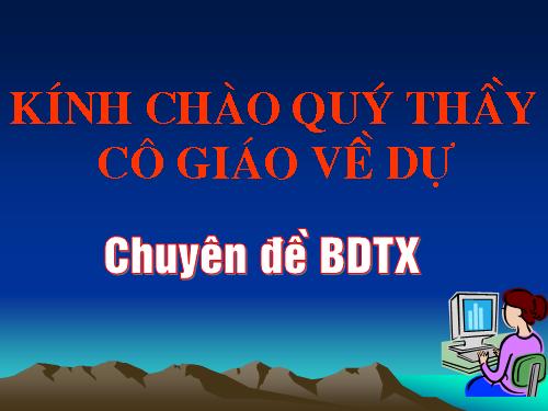 Chuyên đề BDTX