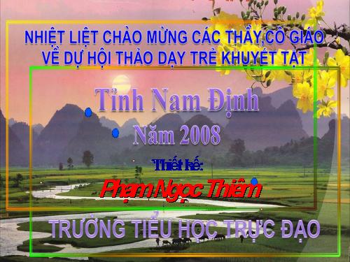 HỘI THẢO TRẺ KHUYẾT TẬT