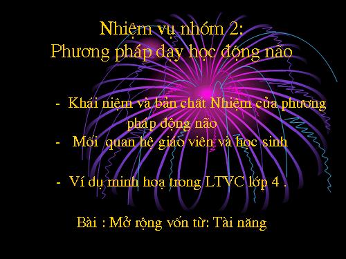 Phương pháp dạy học động não