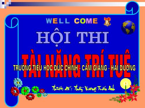 Hội Thi " Tài năng trí tuệ"