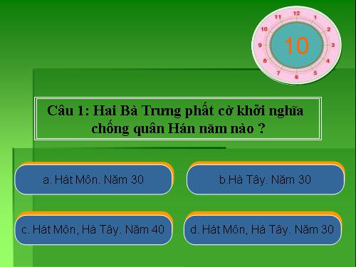 Câu hỏi giao lưu HSG tiểu học