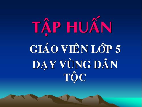 Chuyên đề tiếng việt lớp 5