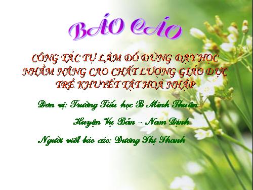 sÁNG KIẾN KINH NGHIỆM đồ dùng dạy trẻ khuyết tật huyện Vụ Bản(phai nen