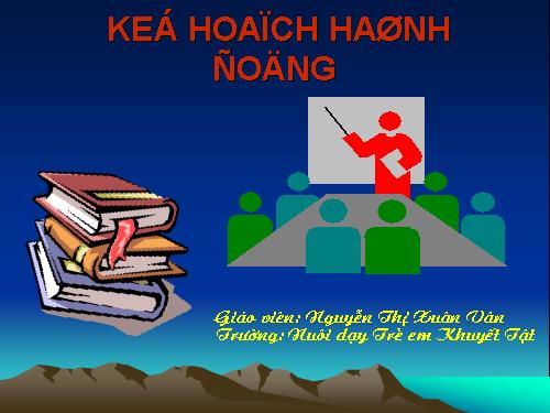 Ke hoach hanh dong