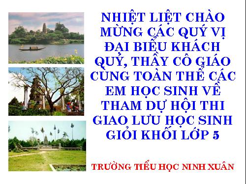 giao lưu học sinh giỏi