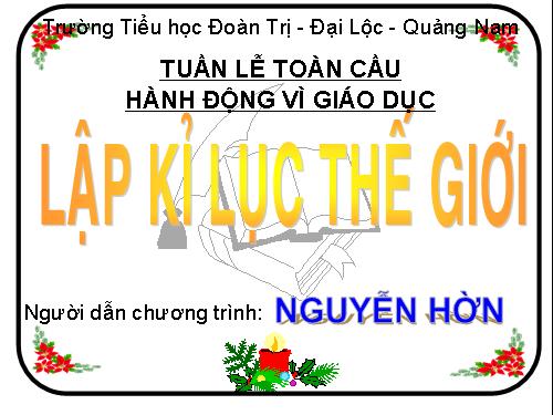 Tiết học lớn nhất Thế giới