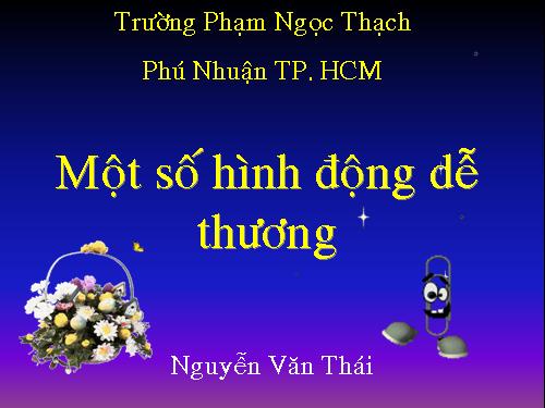 Một số HÌNH ĐỘNG