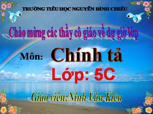 Tuần 7. Nghe-viết: Dòng kinh quê hương