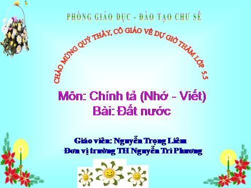 Tuần 29. Nhớ-viết: Đất nước