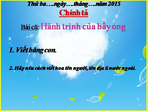 Tuần 14. Nghe-viết: Chuỗi ngọc lam