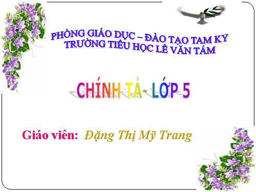 Tuần 17. Nghe-viết: Người mẹ của 51 đứa con