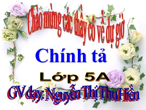 Tuần 12. Nghe-viết: Mùa thảo quả