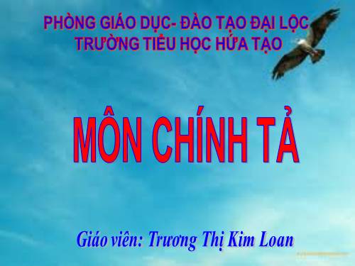 Tuần 14. Nghe-viết: Chuỗi ngọc lam