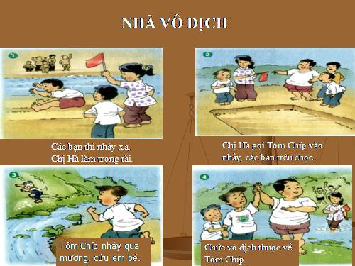 Tuần 32. Nhà vô địch