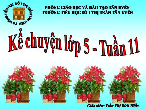 Tuần 11. Người đi săn và con nai