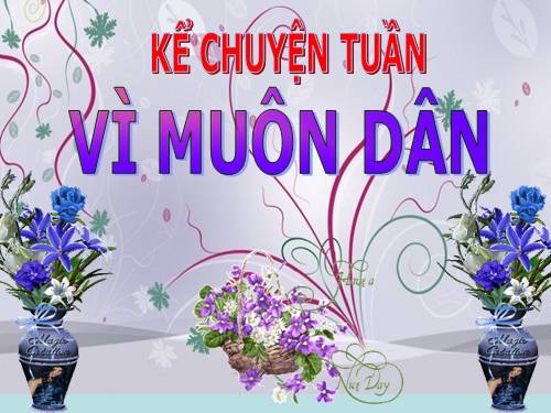 Tuần 25. Vì muôn dân