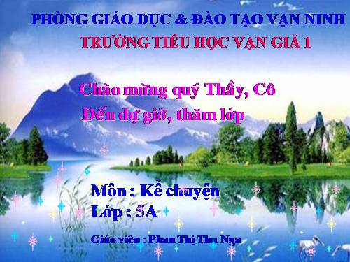 Tuần 11. Người đi săn và con nai