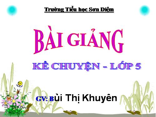 Tuần 14. Pa-xtơ và em bé