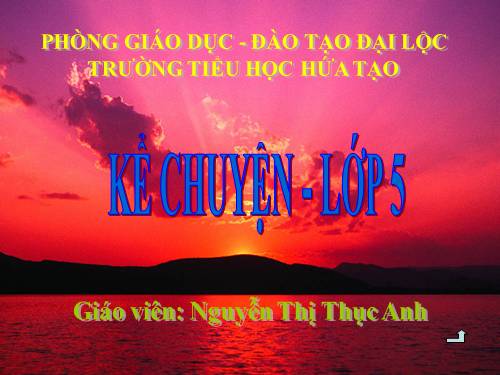 Tuần 11. Người đi săn và con nai