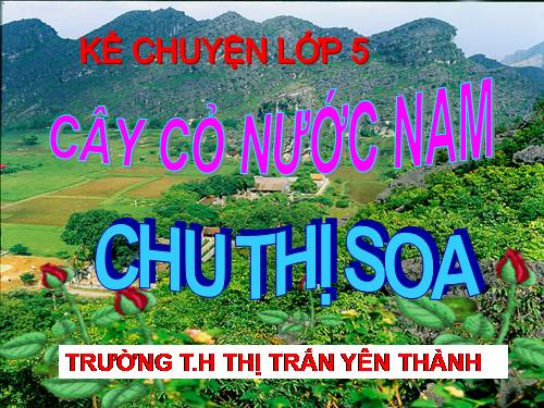 Tuần 7. Cây cỏ nước Nam