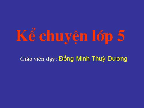 Tuần 11. Người đi săn và con nai