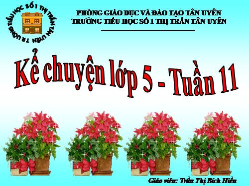 Tuần 11. Người đi săn và con nai