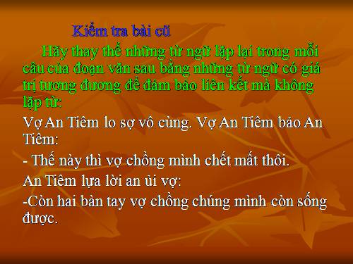 Tuần 26-27. MRVT: Truyền thống