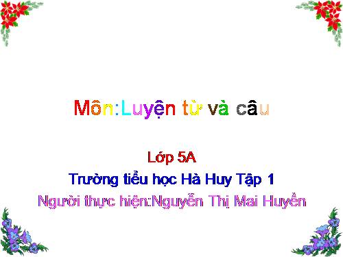 Tuần 20-21. MRVT: Công dân