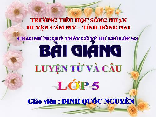 Tuần 7. Từ nhiều nghĩa