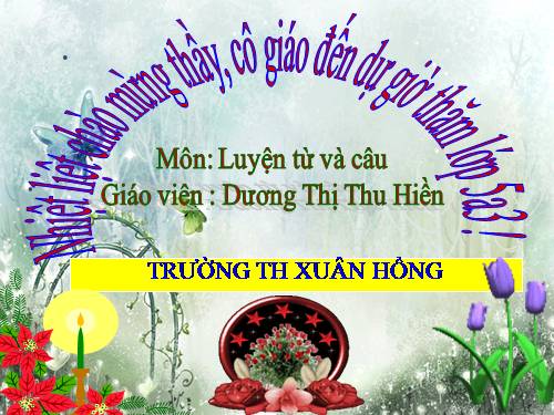 Tuần 12-13. MRVT: Bảo vệ môi trường