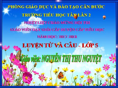 Tuần 20-21. MRVT: Công dân