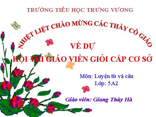 Tuần 12-13. Luyện tập về quan hệ từ