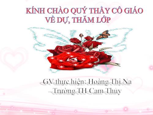 Tuần 11. Đại từ xưng hô