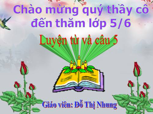 Tuần 11. Đại từ xưng hô