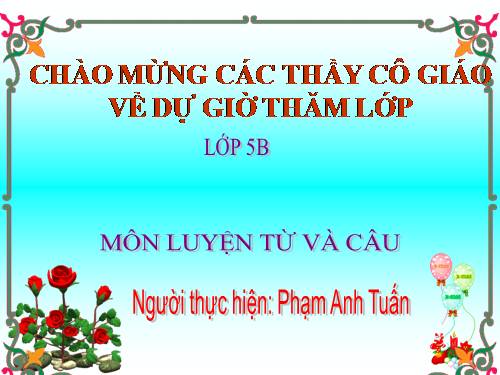 Tuần 7. Từ nhiều nghĩa