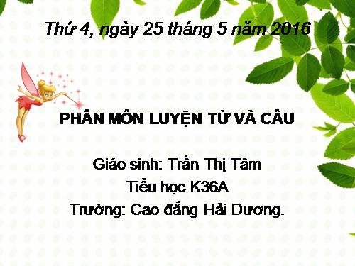 Tuần 7. Từ nhiều nghĩa