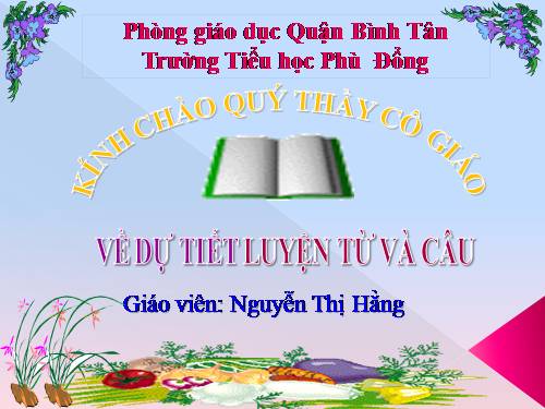 Tuần 15. MRVT: Hạnh phúc